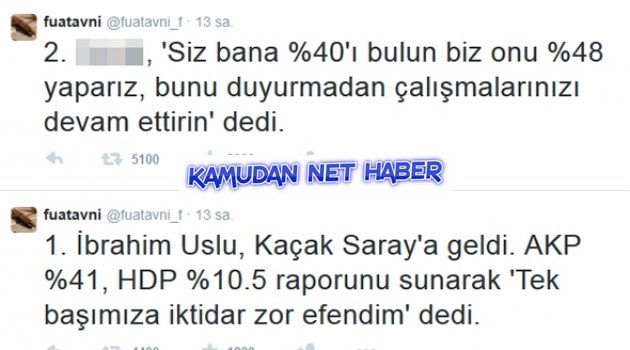 Fuatavni'den Anketler ve Seçimlerle İlgili ŞOK İDDİA?