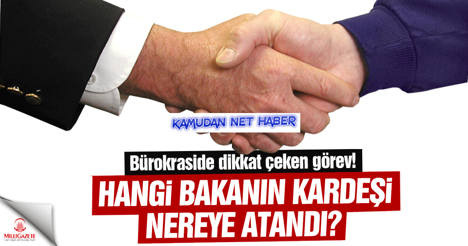 Hangi Bakanın Kardeşi Nereye Atandı