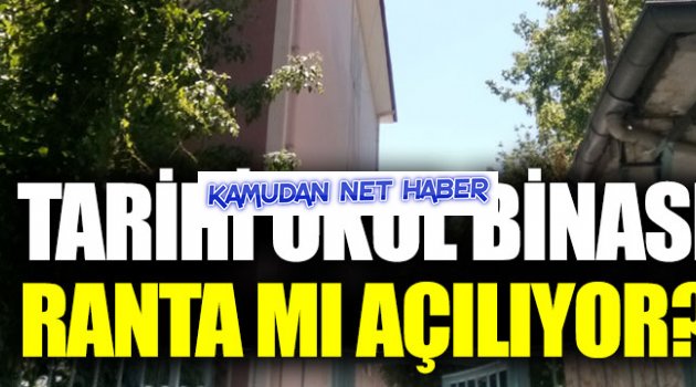 İsmail Koncuk: “Tarihi okul binası ranta konu ediliyor”