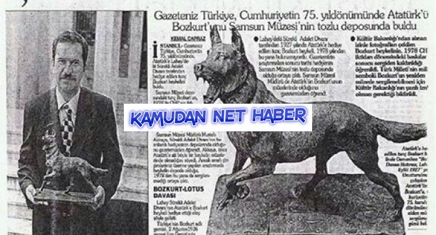 İşte Atatürkün Bozkurtu