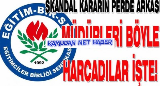 İşte müdürleri böyle harcadılar!