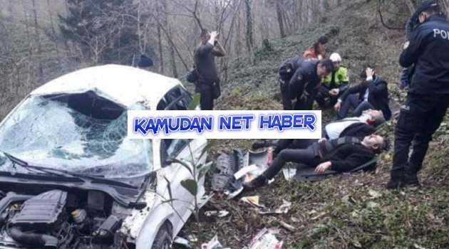 Kamu-Sen Trabzon İl Temsilcisi TES 1 Nolu Şubesi Başkan ve Yöneticileri Kaza Geçirdi