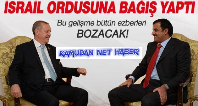Katar Emirinden İsrail ordusuna 2,5 milyon Euro bağış