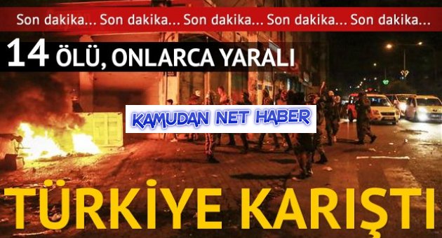 Kobani eylemlerinde ölü sayısı 14'e çıktı