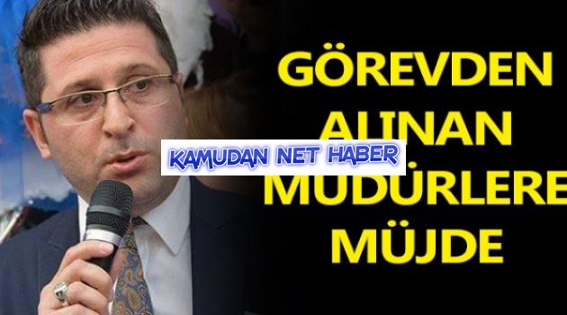 KOCAELİ TES: GÖREVDEN ALINAN OKUL MÜDÜRLERİNE MÜJDE
