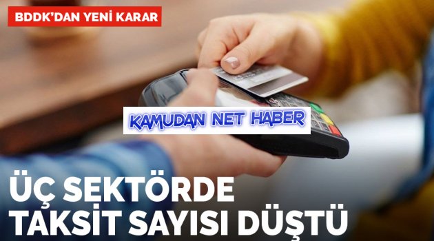 Kuyumcu, elektronik, mobilyada taksit sayısı düşürüldü