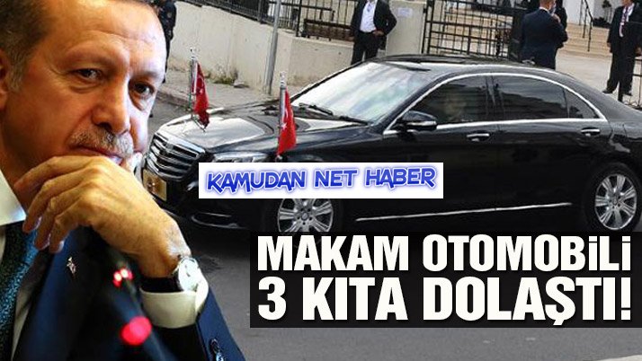 Makam arabası 3 kıta dolaştı
