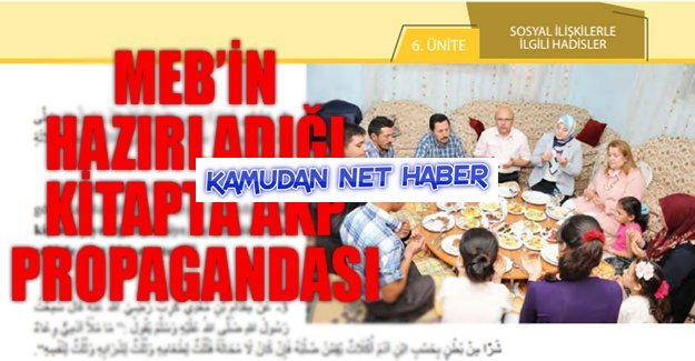 MEB Hadis Kitabında AKP Propagandası