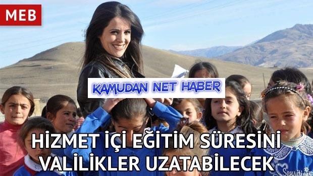 MEB: Hizmet içi eğitim süresini valilikler uzatabilecek
