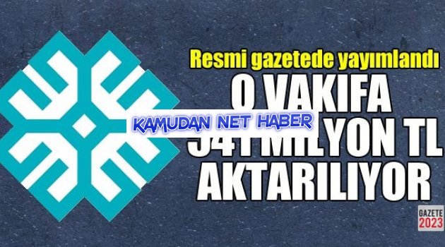 MEB O Vakfa 541 milyon TL aktarılıyor