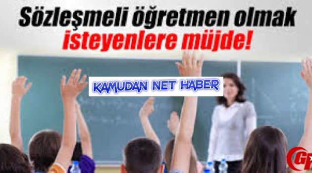 MEB'den Sözleşmeli Öğretmenlere Müjde