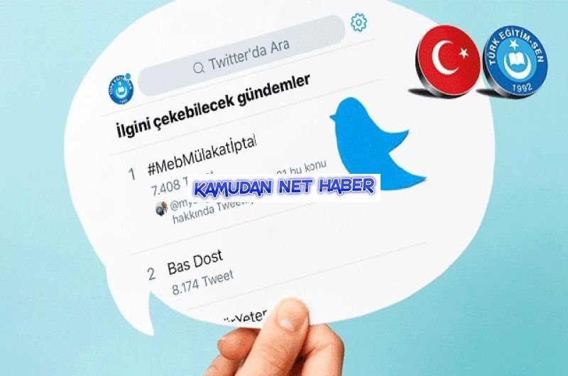 #MebMülakatİptal TÜRKİYE GÜNDEMİNDE 1. SIRADA YER ALDI.