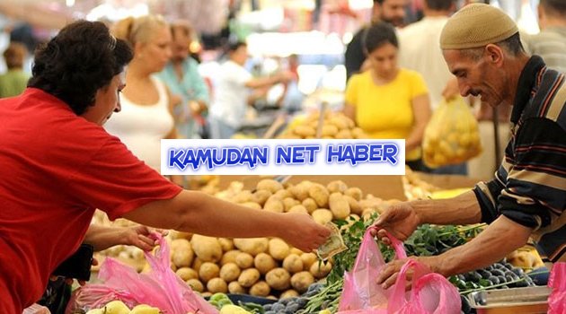 Memur maaşı % 3 gıda fiyatı % 13,9 arttı