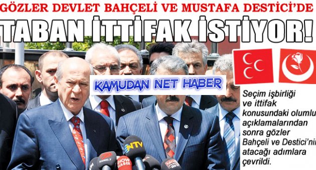 MHP-BBP tabanından seçim iş birliğine destek