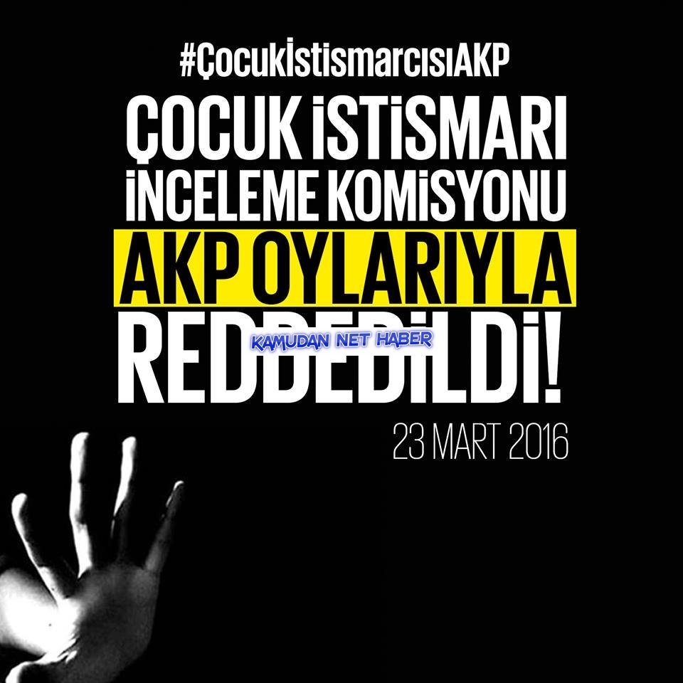'Akp, Tecavüzcülerin Soruşturulmasına Hayır' Dedi!..