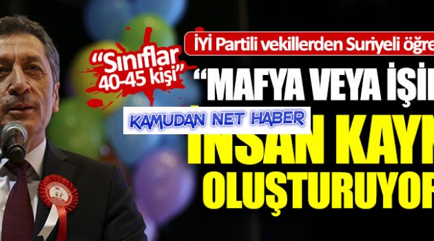 Milli Eğitim Bakanı Selçuk'a Suriyeli öğrenci tepkisi
