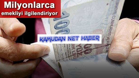 Milyonlarca emekliyi ilgilendiren son dakika açıklaması