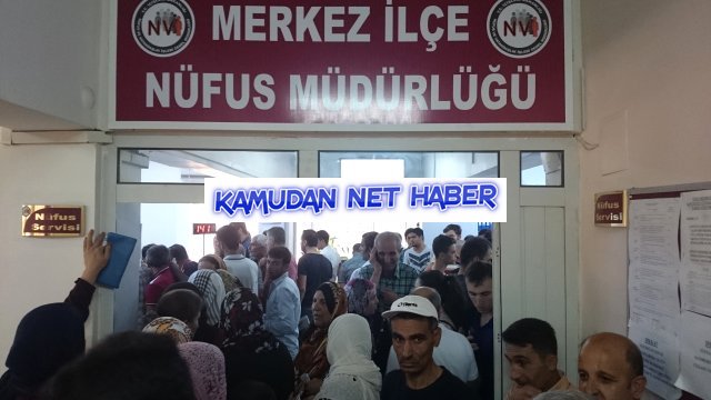 Nüfus Müdürlüğü memurları isyan etti!