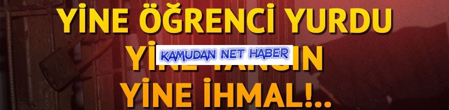 Öğrenci pansiyonunda yangın paniği