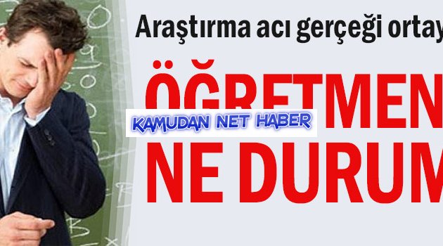 Öğretmenler ne durumda