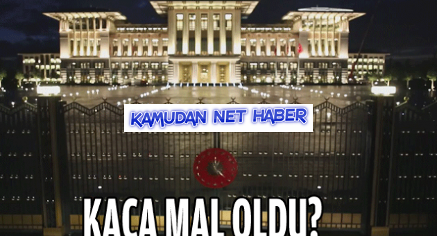 Saray ve uçağın maliyeti açıklandı