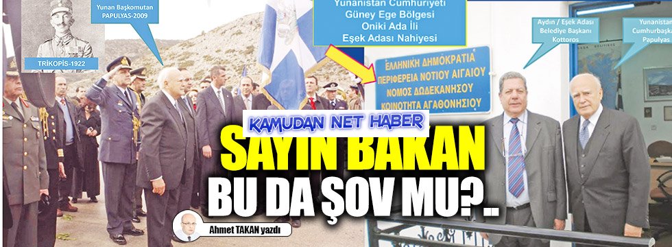 Sayın Bakan bu da şov mu?..