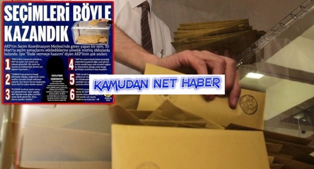 Skandal!. AKP'li itirafçı: 30 Mart yerel seçimlerini hileyle kazandık!