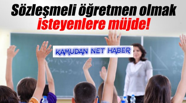 Sözleşmeli Öğretmen Alımları