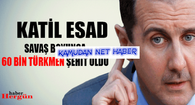 Suriye İç Savaşı boyunca 60 bin Türkmen şehit oldu