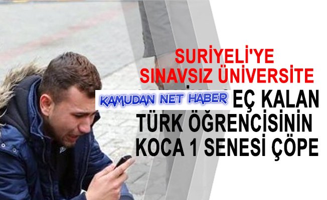 Suriyeli'ye sınavsız üniversite veren ÖSYM'den saçma dakika kuralı