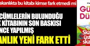 3 yıldır Bakanlıkta bu kitabı kimse okumadı mı?