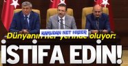AKP’ye çağrı: Dünyanın her yerinde oluyor, İstifa Edin!
