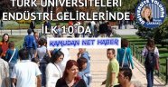 Türk üniversiteleri endüstri gelirlerinde ilk 10'da