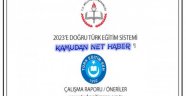 TES:TÜRK EĞİTİM-SEN’İN, 2023’E DOĞRU TÜRK EĞİTİM SİSTEMİ BULMA KONFERANSINDA SUNDUĞU RAPOR