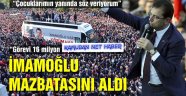 Ekrem İmamoğlu mazbatasını aldı
