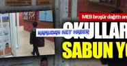 MEB, okullara corona virüse karşı broşür dağıttı ama sabun vermedi