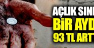 Açlık sınırı bir ayda 93 TL arttı! Kaynak Yeniçağ: Açlık sınırı bir ayda 93 TL arttı!