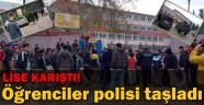 Adana'da Kavga Eden Liseliler Müdahale Eden Polisi Taşladı