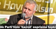 AK Parti'li İbrahim Korkmaz'ın 'hazret' esprisine tepki