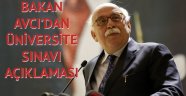 Bakan Avcı'dan üniversite sınavı açıklaması