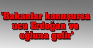 'Bakanlar konuşursa ucu Erdoğan ve oğluna gelir'
