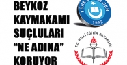 BEYKOZ KAYMAKAMI SUÇLULARI `NE ADINA` KORUYOR