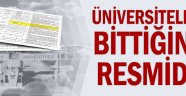 Bu kadar da olmaz:Üniversitelerin bittiğinin resmidir