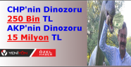 CHP’nin dinozoru 250 bin, Gökçek’in dinozoru 15 Milyon TL! NedeN Fark Var?