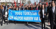 Doğu Türkistan’a destek yürüyüşü