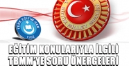 EĞİTİM KONULARIYLA İLGİLİ TBMM`YE SORU ÖNERGELERİ VERİLDİ
