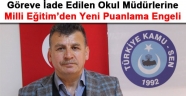 Göreve İade Edilen Okul Müdürlerine Milli Eğitim’den Yeni Puanlama Engeli