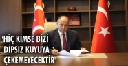 Hiç kimse bizi dipsiz kuyuya çekemeyecektir