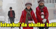 İstanbul'da okullar tatil!