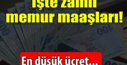 İşte zamlı memur maaşları